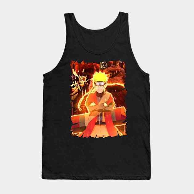 NARUTO UZUMAKI MERCH VTG Tank Top by Melesz.Ink Tattoo